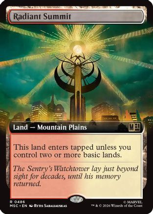 Radiant Summit (Extended Art) [MSC 486]