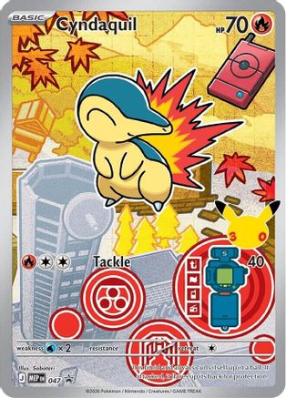 [PKM] Cyndaquil - 047 - 47/null [ME: Mega Evolution Promo] Holofoil
