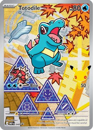 [PKM] Totodile - 048 - 48/null [ME: Mega Evolution Promo] Holofoil