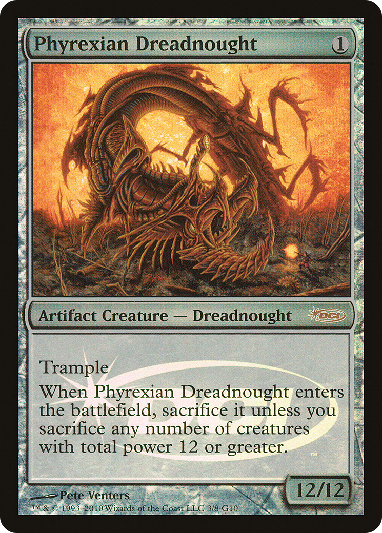 {R} Phyrexian Dreadnought [Judge Gift Cards 2010][PA J10 003]
