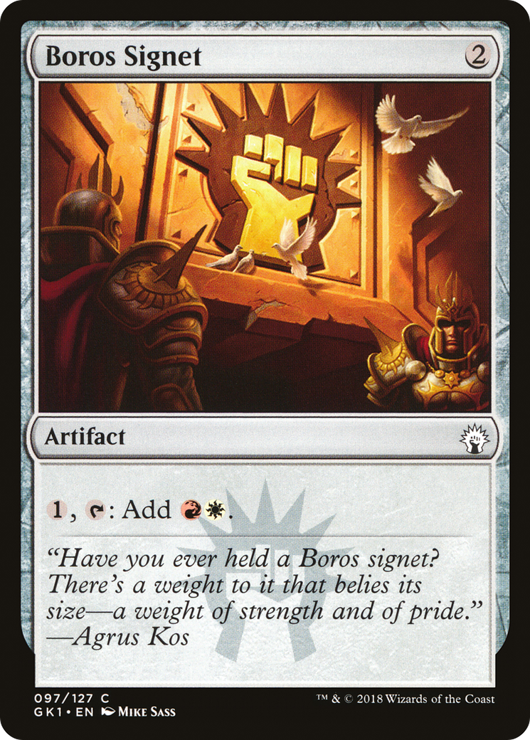 {C} Boros Signet [Guilds of Ravnica Guild Kit][GK1 097]