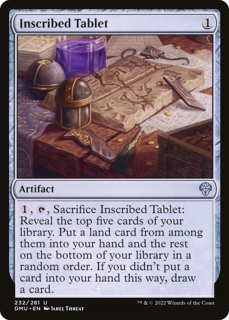 {C} Inscribed Tablet [Dominaria United][DMU 232]