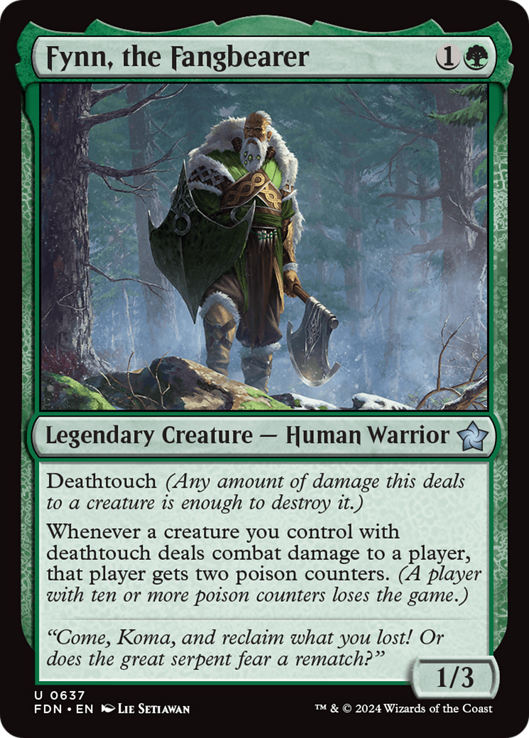 {@C} Fynn, the Fangbearer [Foundations][FDN 637]