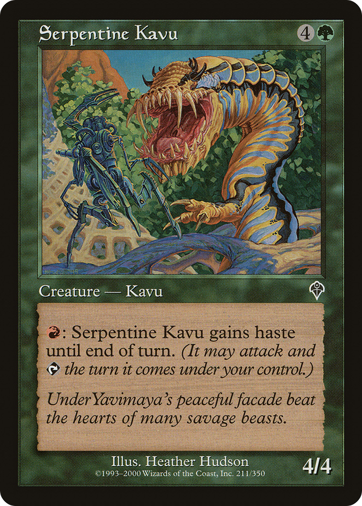 {C} Serpentine Kavu [Invasion][INV 211]