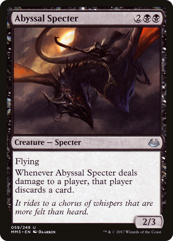 {C} Abyssal Specter [Modern Masters 2017][MM3 059]
