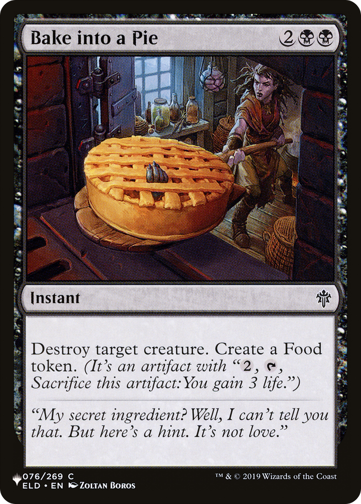 {C} Bake into a Pie [LIST ELD-76]
