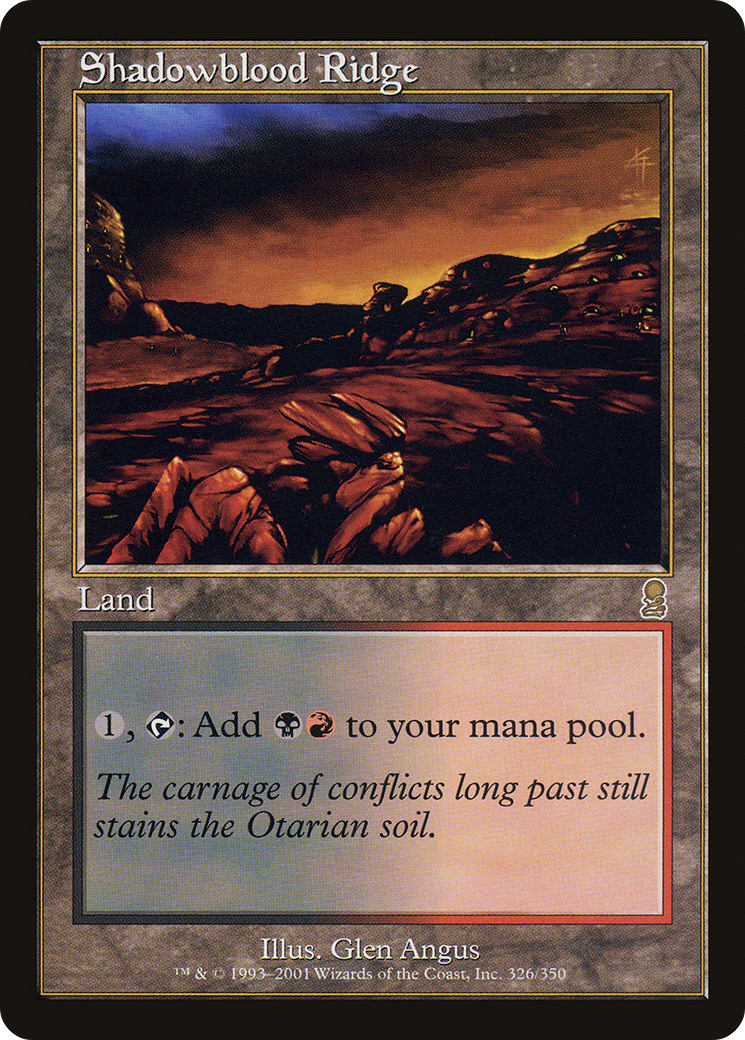 {R} Shadowblood Ridge [Odyssey][ODY 326] - Misty Mountain Games