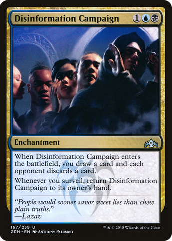 {C} Disinformation Campaign [Guilds of Ravnica][GRN 167]