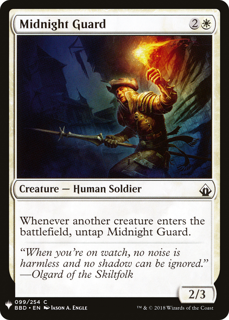 {C} Midnight Guard [Mystery Booster][LS BBD 099]