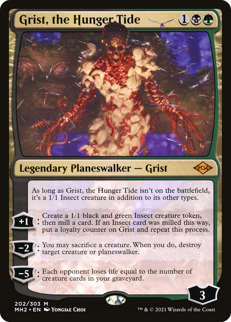 {R} Grist, the Hunger Tide (Foil) [Modern Horizons 2] [MH2 202]