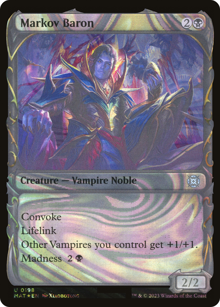 {C} Markov Baron (Showcase Halo Foil) [March of the Machine: The Aftermath][MAT 198]