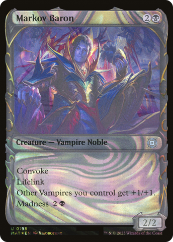 {C} Markov Baron (Showcase Halo Foil) [March of the Machine: The Aftermath][MAT 198]