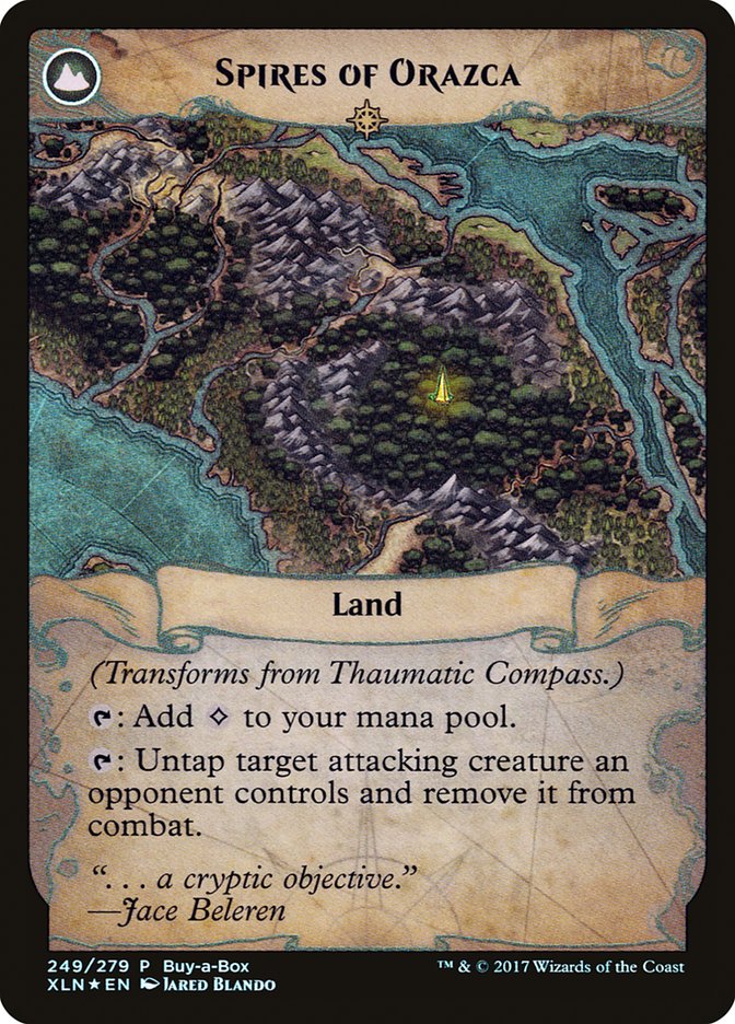 {R} Thaumatic Compass // Spires of Orazca (Buy-A-Box) [Ixalan Treasure Chest][PA PXTC 249]