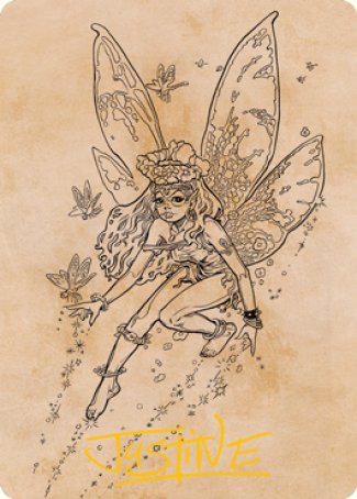 {A} Pixie Guide (Showcase) Art Card (Gold-Stamped Signature) [Dungeons & Dragons: Adventures in the Forgotten Realms Art Series][GS AAFR 078]