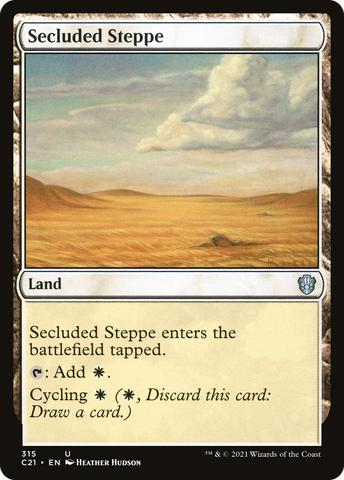 {C} Secluded Steppe [Commander 2021][C21 315]