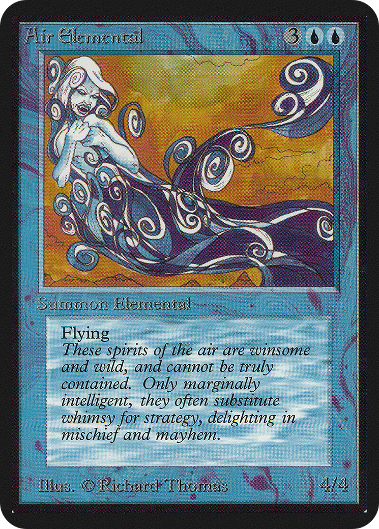 {C} Air Elemental [Alpha Edition][LEA 046]