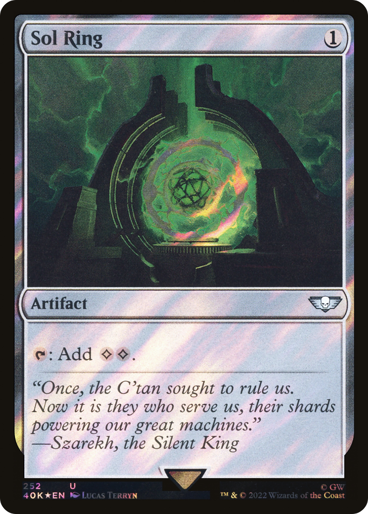{C} Sol Ring (252) (Surge Foil) [Universes Beyond: Warhammer 40,000][SF 40K 252]
