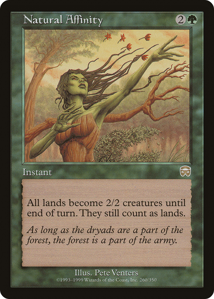 {R} Natural Affinity [Mercadian Masques][MMQ 260]