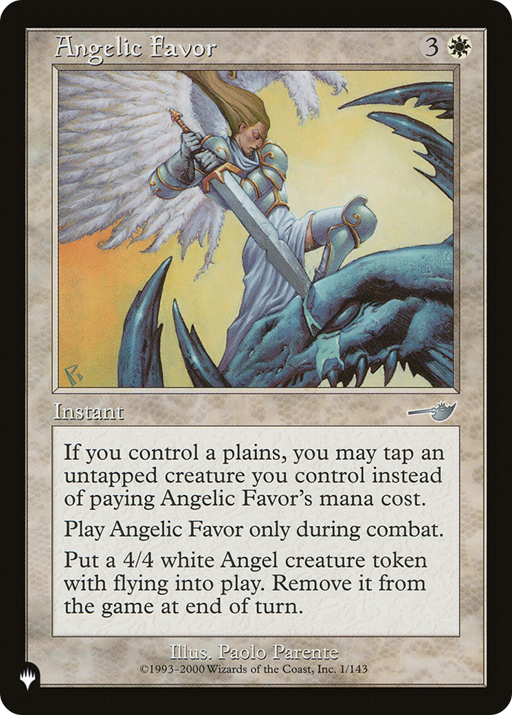 Angelic Favor [LIST 1/143]