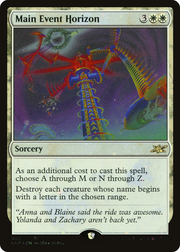 {R} Main Event Horizon (Galaxy Foil) [Unfinity][UNF 305]