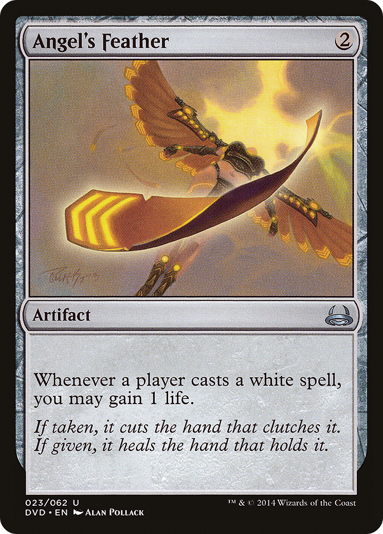{C} Angel's Feather (Divine vs. Demonic) [Duel Decks Anthology][DVD 023]
