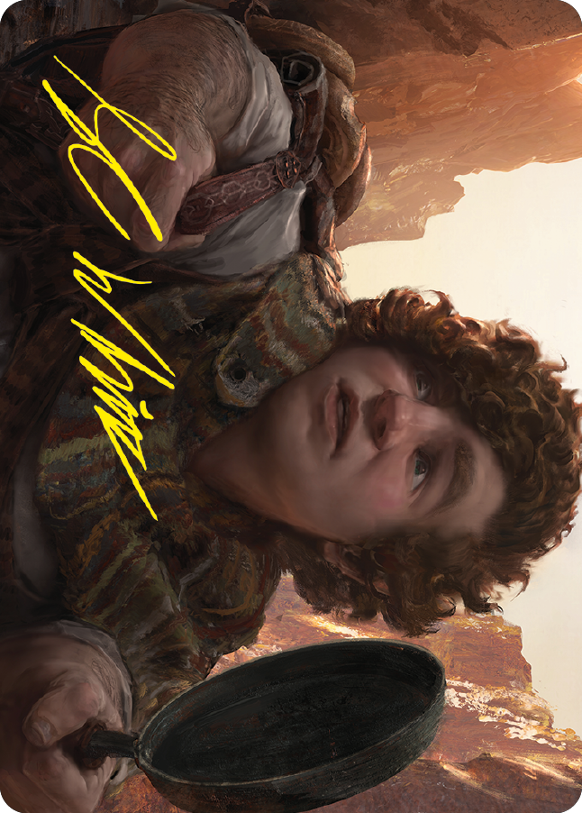 {A} Sam, Loyal Attendant Art Card (Gold-Stamped Signature) [The Lord of the Rings: Tales of Middle-earth Art Series][GS ALTR 058]