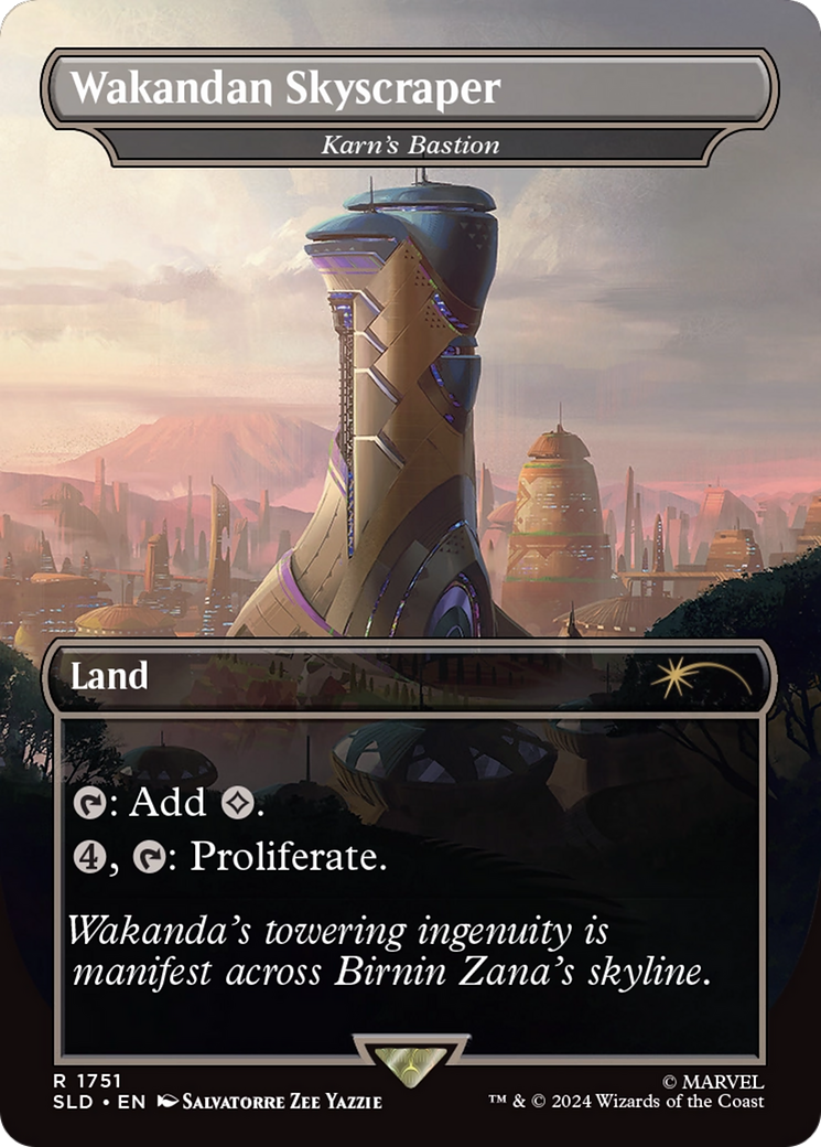 Karn's Bastion [SLD-1751]  (Borderless) Foil