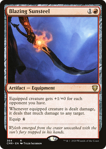 {R} Blazing Sunsteel [Commander Legends][CMR 364]