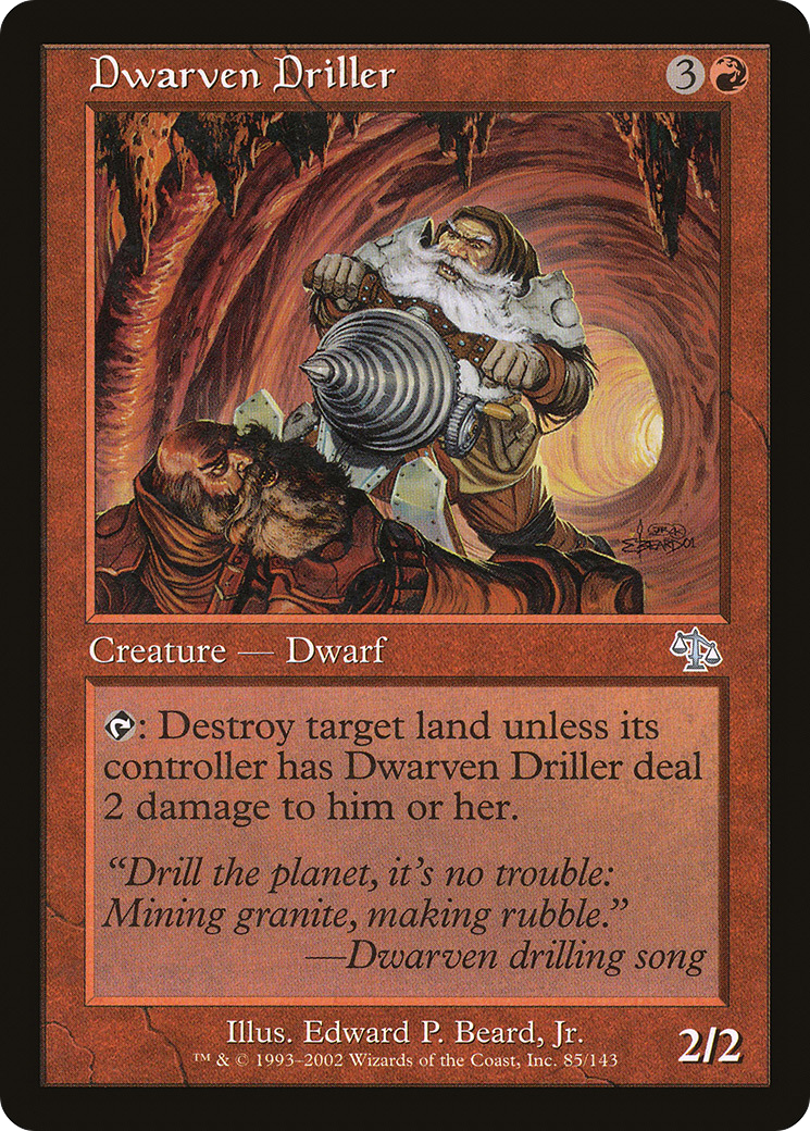 {C} Dwarven Driller [Judgment][JUD 085]