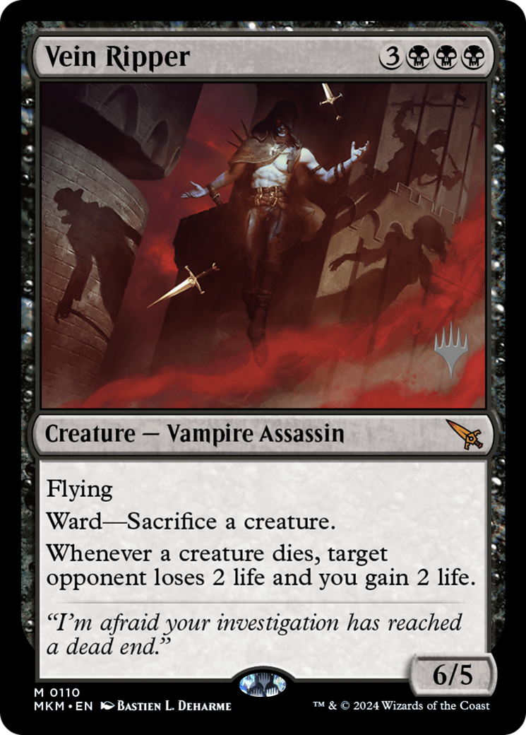 {R} Vein Ripper (Promo Pack) [Murders at Karlov Manor Promos][PP MKM 110]