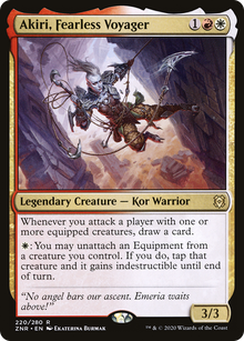 {R} Akiri, Fearless Voyager [Zendikar Rising][ZNR 220]