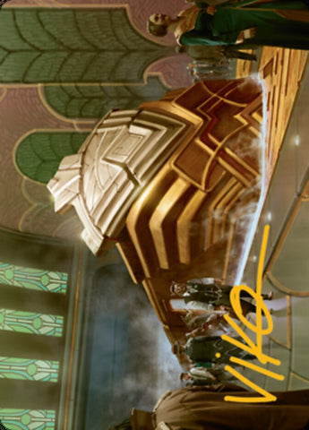 {A} Capenna Express Art Card (Gold-Stamped Signature) [Streets of New Capenna Art Series][GS ASNC 020]