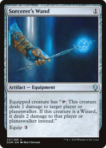 {C} Sorcerer's Wand [Dominaria][DOM 231]