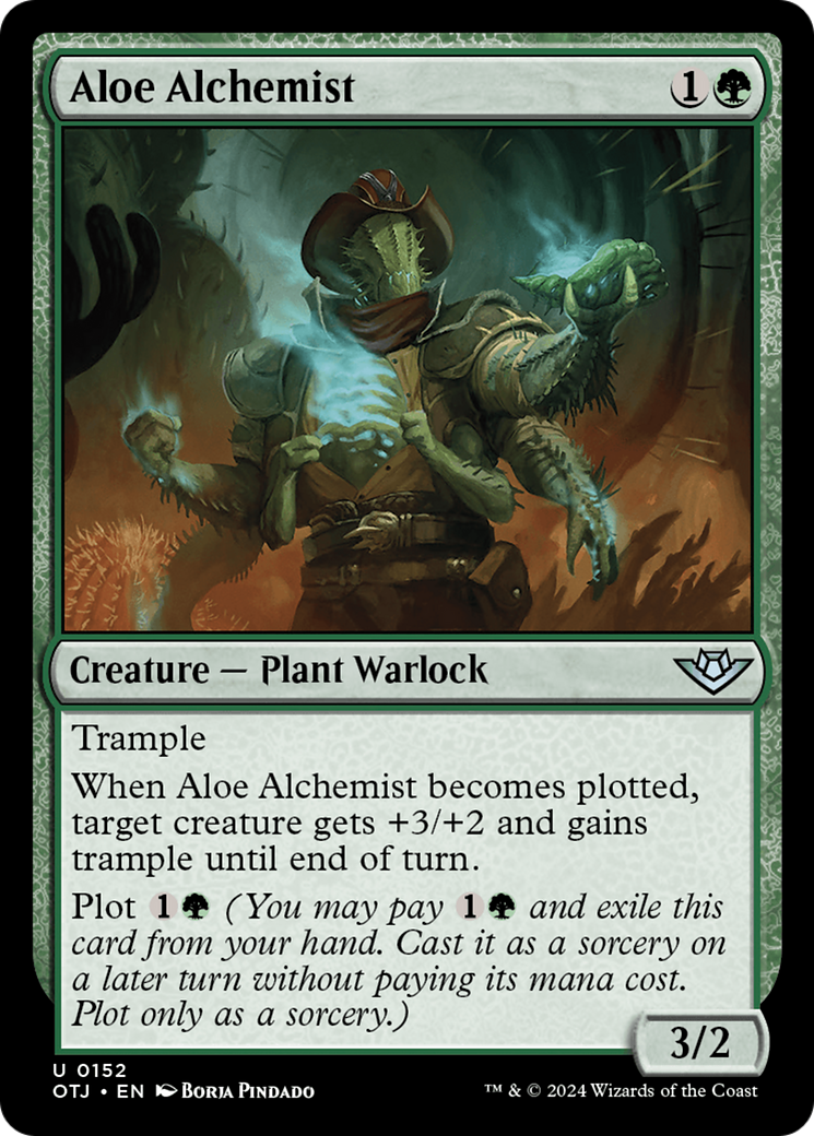 {@C} Aloe Alchemist [Outlaws of Thunder Junction][OTJ 152]