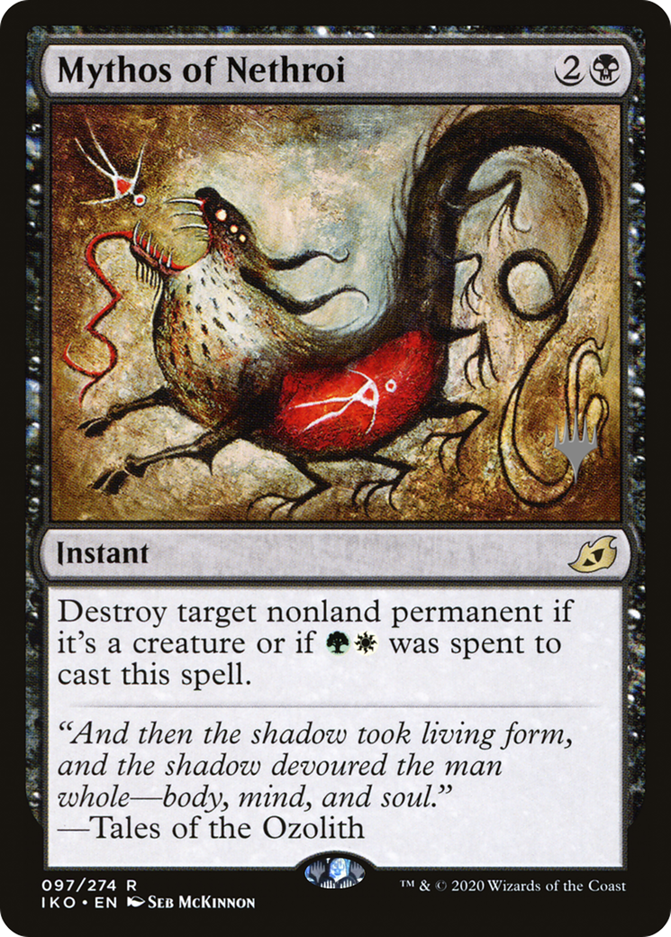 {R} Mythos of Nethroi (Promo Pack) [Ikoria: Lair of Behemoths Promos][PP IKO 097]