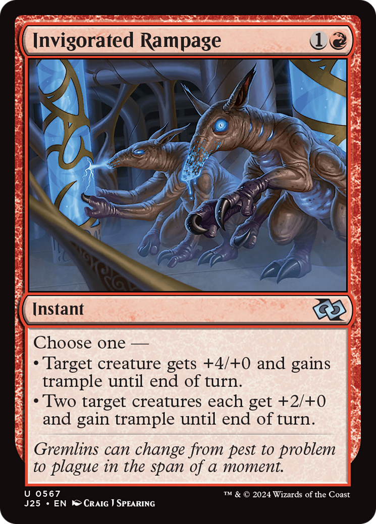 {C} Invigorated Rampage [Foundations Jumpstart][J25 567]