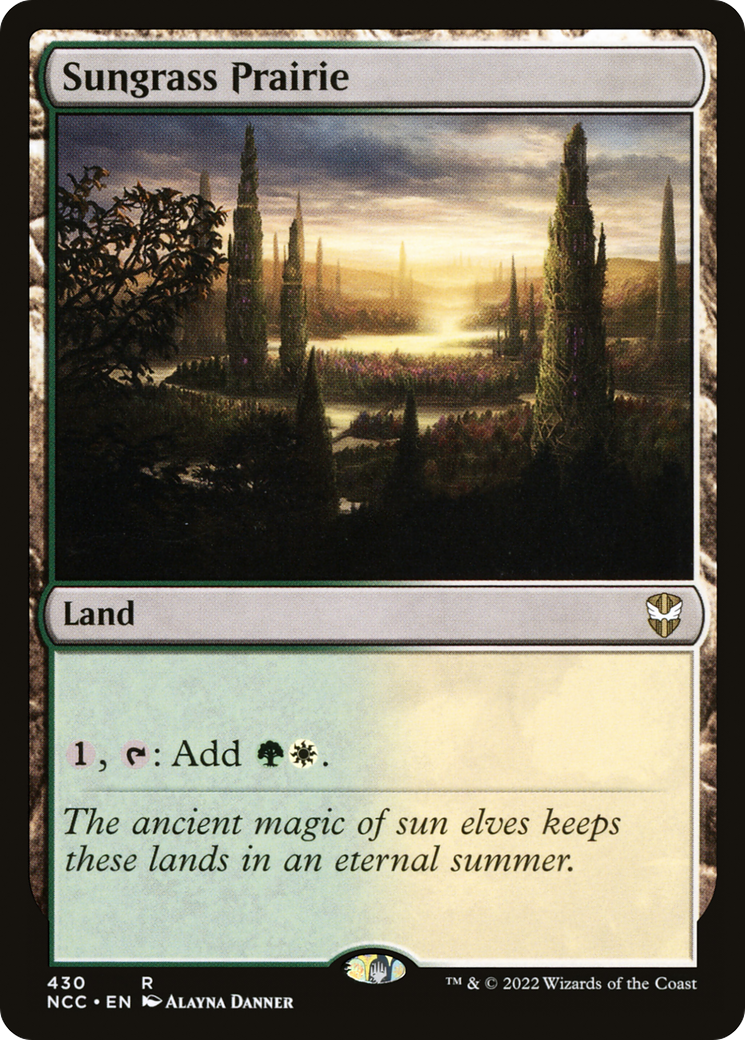 {R} Sungrass Prairie [Streets of New Capenna Commander][NCC 430]
