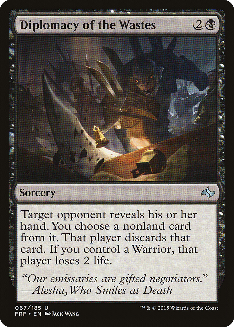 {C} Diplomacy of the Wastes [Fate Reforged][FRF 067]