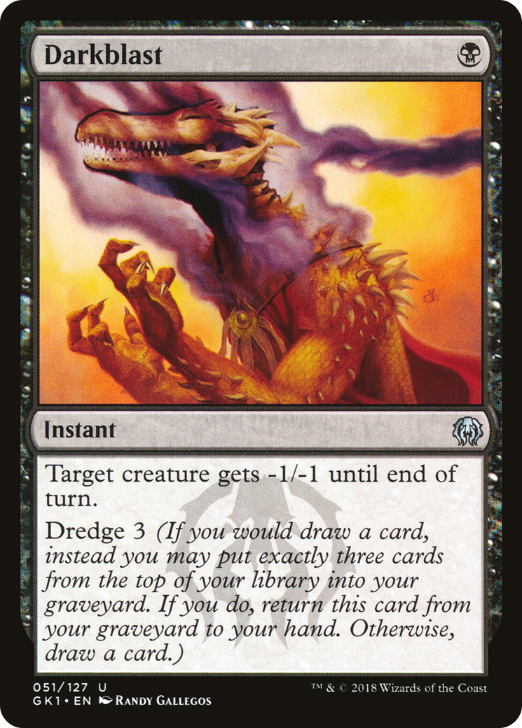 {C} Darkblast [Guilds of Ravnica Guild Kit][GK1 051]