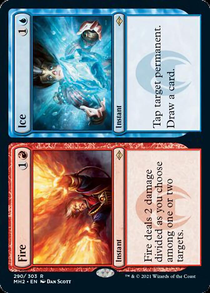 {R} Fire // Ice (Foil Etched) [Modern Horizons 2][ET MH2 290]