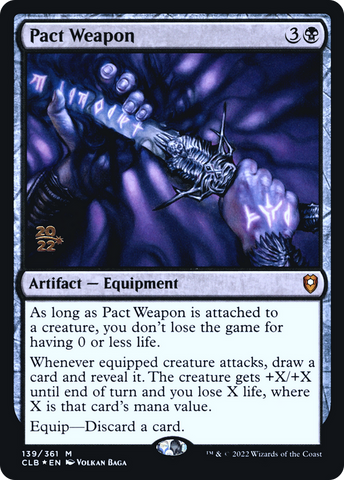 {R} Pact Weapon [Commander Legends: Battle for Baldur's Gate Prerelease Promos][PR CLB 139]