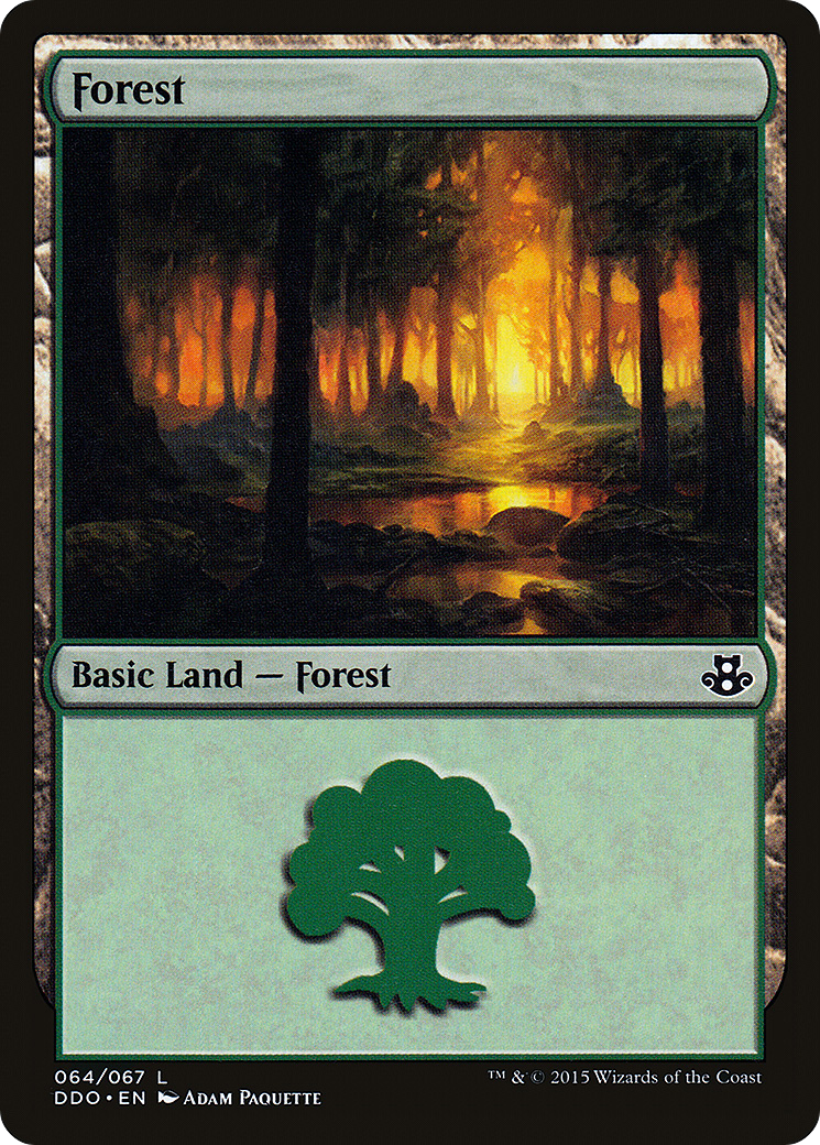{B}[DDO 064] Forest (64) [Duel Decks: Elspeth vs. Kiora]