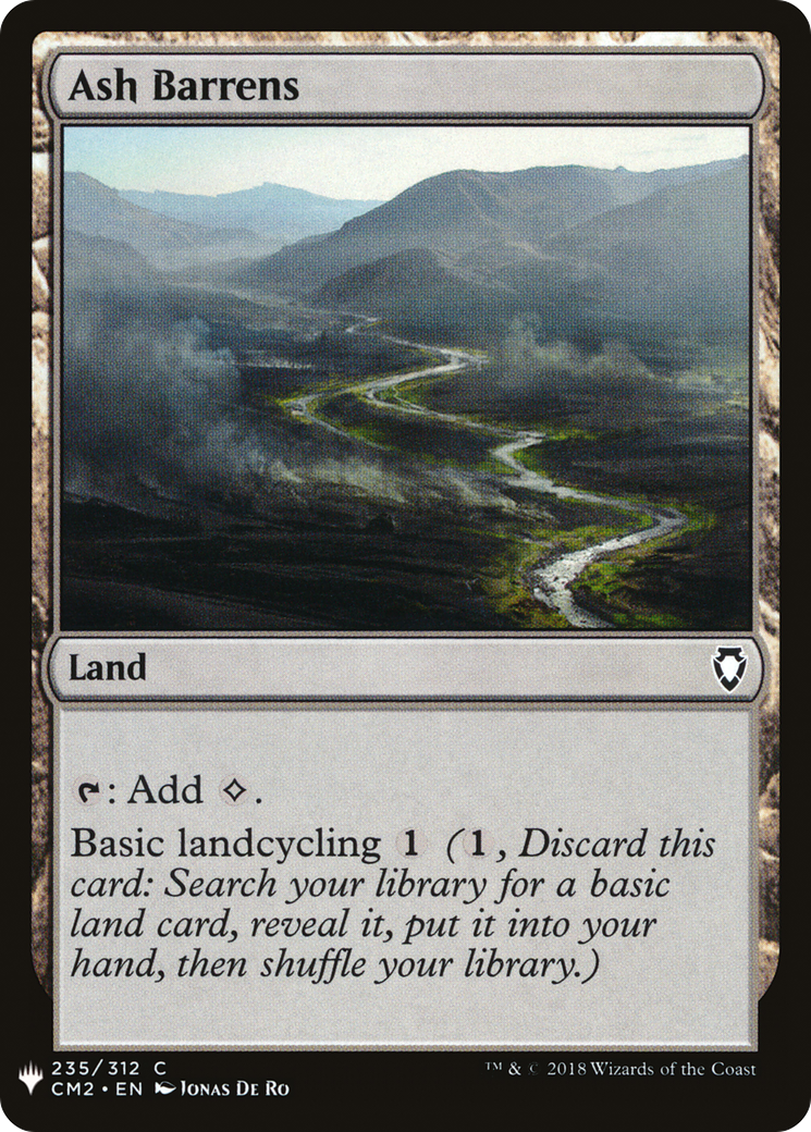 {C} Ash Barrens [Mystery Booster][LS CM2 235]