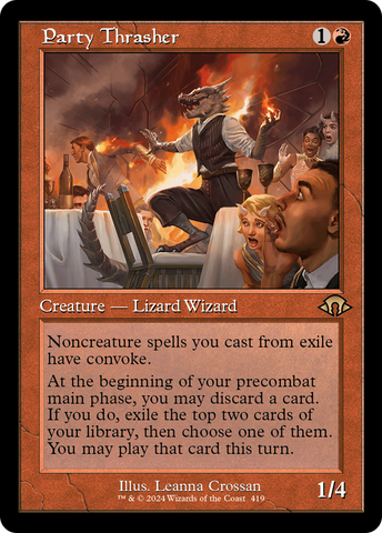 {R} Party Thrasher (Retro) [Modern Horizons 3][MH3 419]