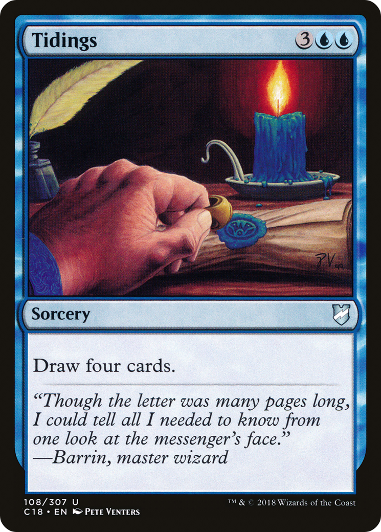 {C} Tidings [Commander 2018][C18 108]