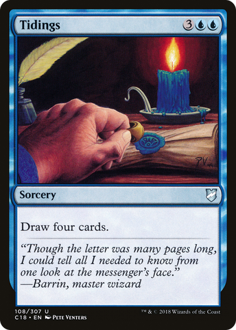 {C} Tidings [Commander 2018][C18 108]