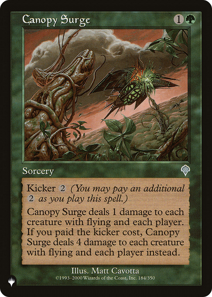 Canopy Surge [LIST 184/350]