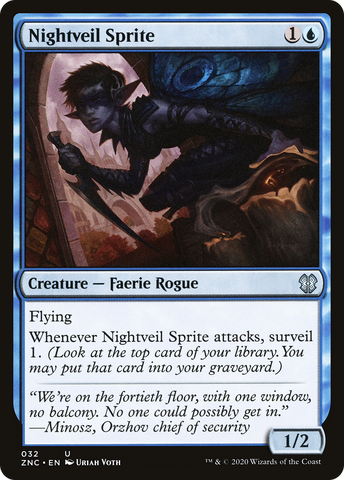 {C} Nightveil Sprite [Zendikar Rising Commander][ZNC 032]