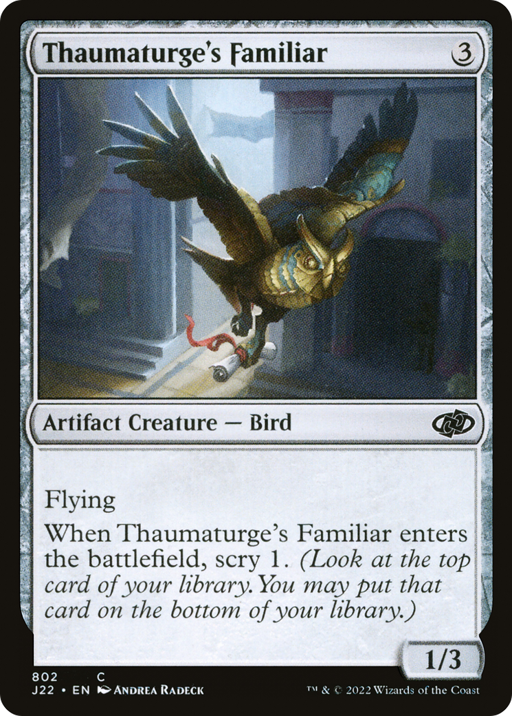 {C} Thaumaturge's Familiar [Jumpstart 2022][J22 802]