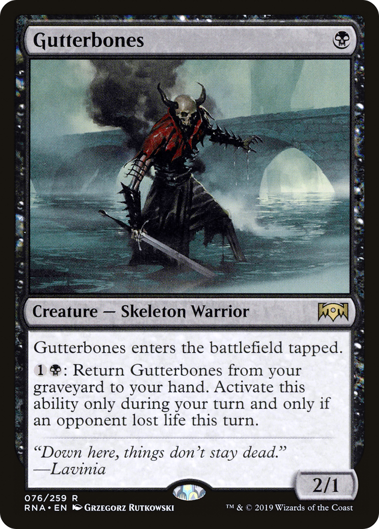 {R} Gutterbones [Ravnica Allegiance][RNA 076] - Misty Mountain Games